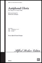 Antiphonal Gloria SATB choral sheet music cover